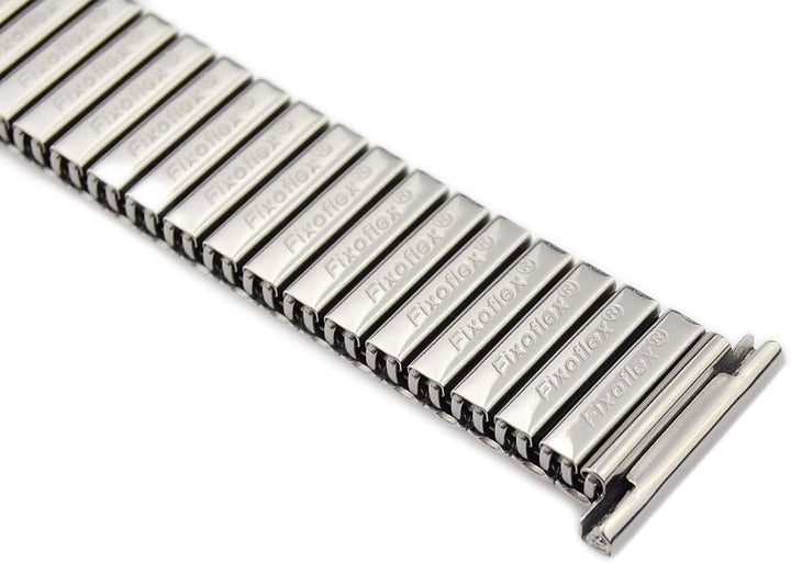 Rowi 18mm Fixoflex S Zugband L316 Edelstahl Uhrenarmband Made in Germany