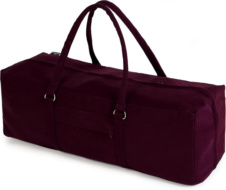 Yoga Studio YS/KitBag/SolidColours/Burgundy Yoga Kit, 71 x 23 x 18 cm, Baumwolle Yogamatte Tasche mi