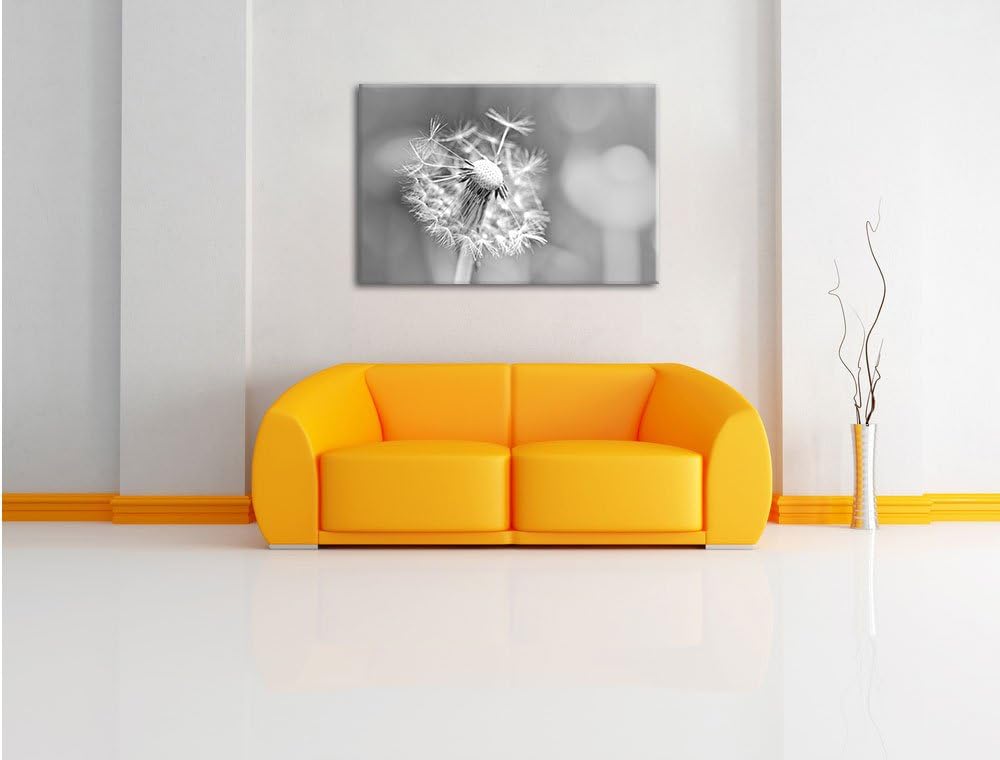 Pixxprint Löwenzahn als Leinwandbild/Grösse: 100x70 cm/Wandbild/Kunstdruck/fertig bespannt, 100x70