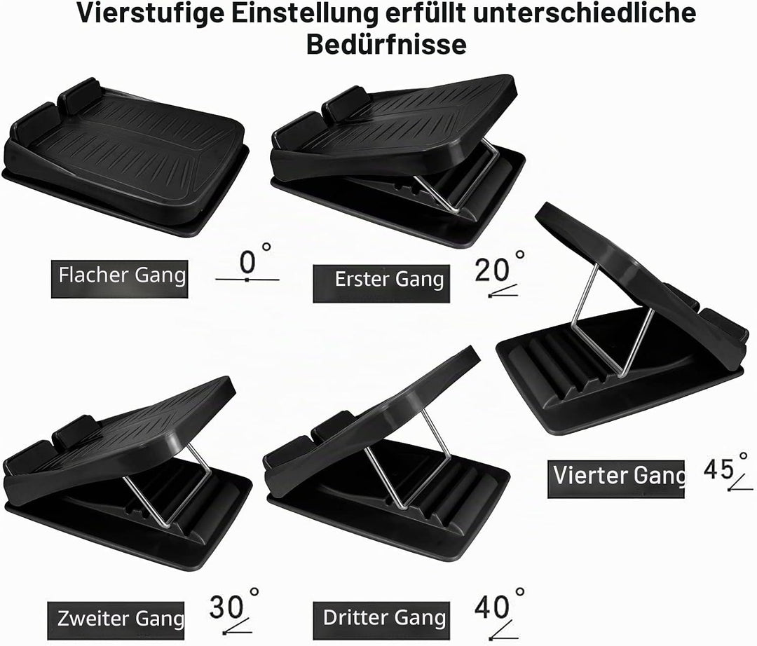 JADE KIT Slant Board Wadendehner, verstellbar, 4 Stufen, rutschfestes Design, Neigungsbrett, Beinfus