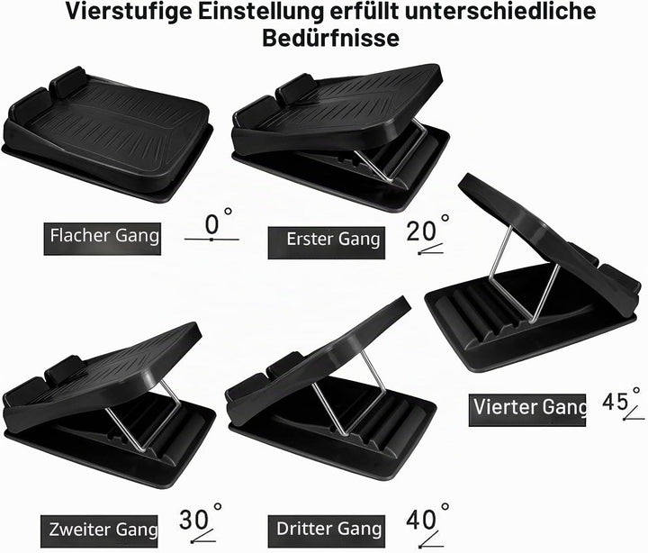 JADE KIT Slant Board Wadendehner, verstellbar, 4 Stufen, rutschfestes Design, Neigungsbrett, Beinfus