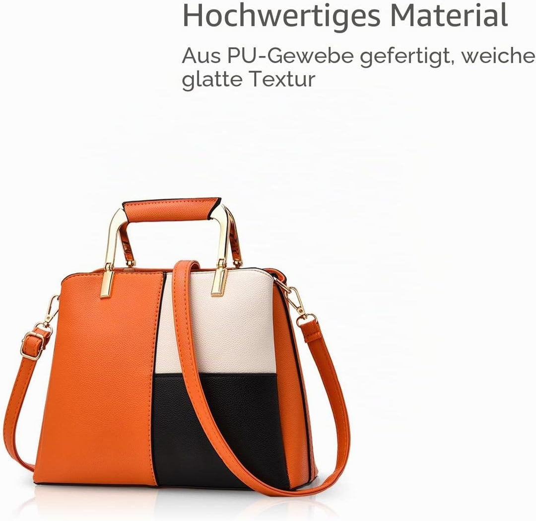 NICOLE&DORIS Frauen Farbe Einfache Handtaschen Umhängetasche Crossbody Messenger Bag Tote Schultasch