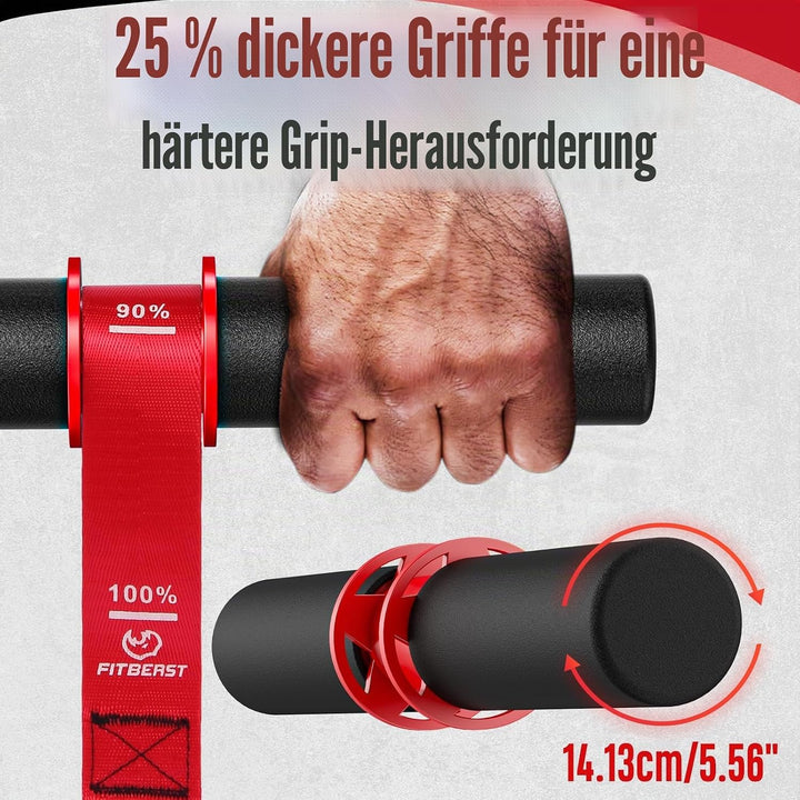 FitBeast Unterarmtrainer & Griffkraft Trainer, Handgelenk Trainer mit dickerem Griff, Unterarm Train