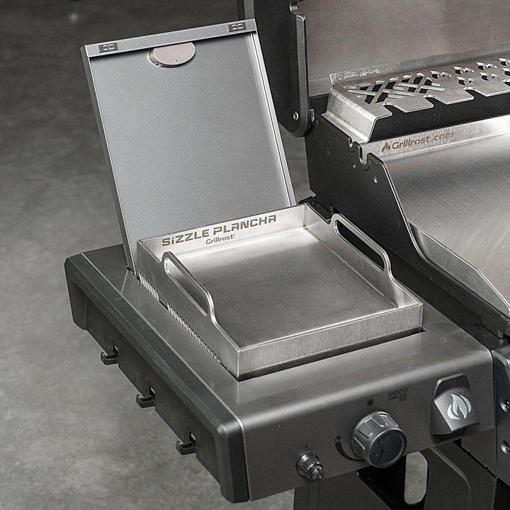 Grillrost.com Das Original Sizzle Plancha Weber und Napoleon - passend für Seitenbrenner und Sizzle