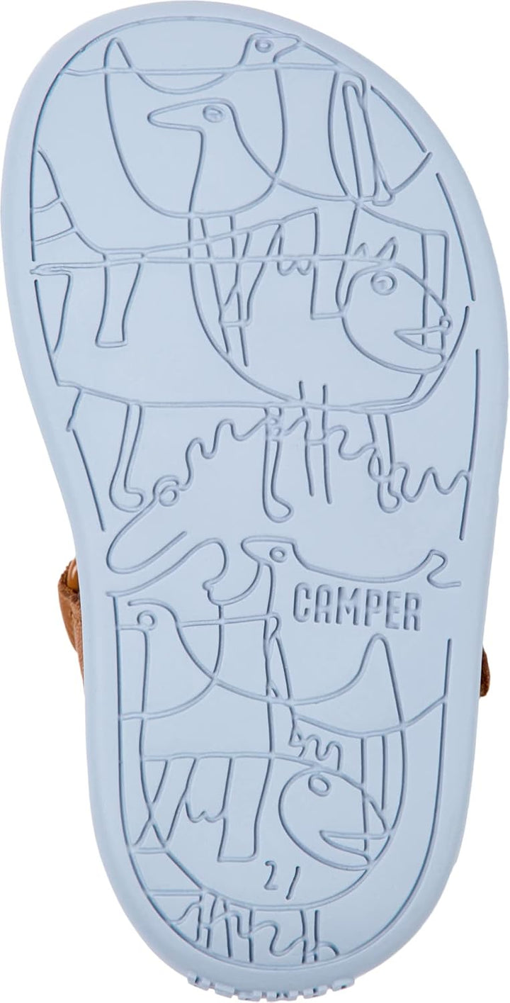 Camper Baby-Mädchen Bicho K800523 Flat Sandal 21 EU Braun 002 Tws, 21 EU Braun 002 Tws