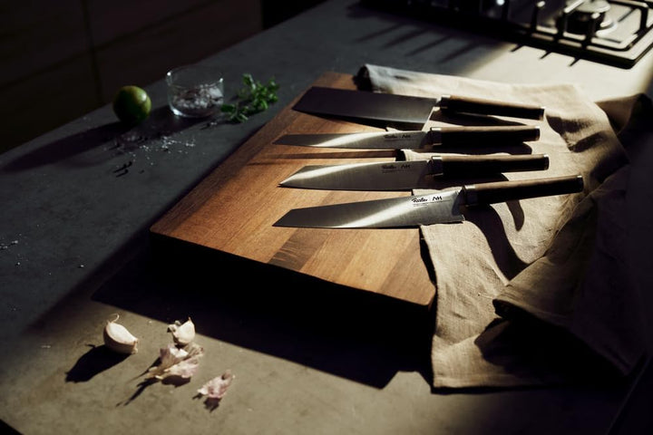 Fissler PrimeCut Kochmesser 20 cm Küchenmesser Made in Solingen aus Spezialstahl mit Räuchereiche Gr