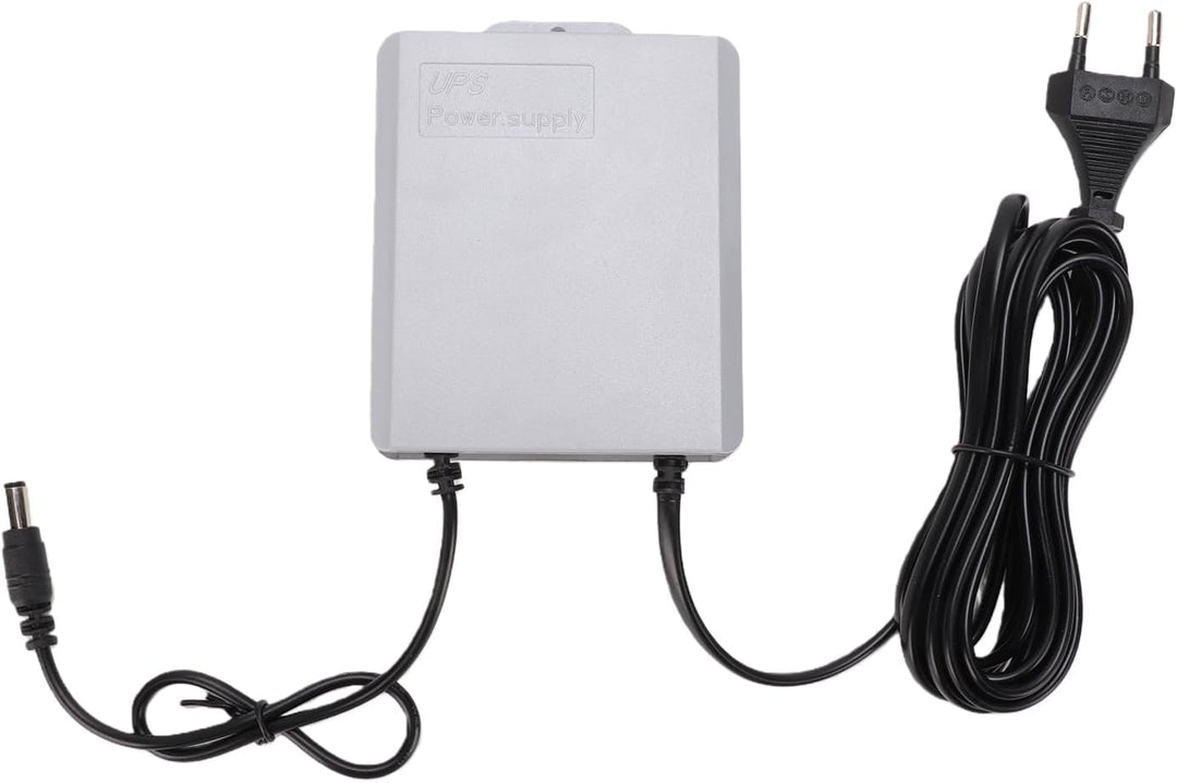 Walfront Mini-USV-Batterie-Backup, 12V 1,5A Netzteil mit 5400mAh, für WLAN-Router, Modem, Sicherheit