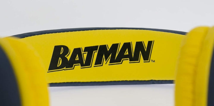 OTL Technologies JUNIOR Kinder Kopfhörer Batman Caped Crusader (gepolsterte Bügel, Lautstärkenbegren