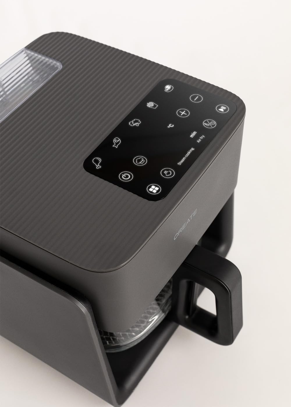 CREATE/AIR FRYER MIST/Ölfreie Heissluftfritteuse 4.2L mit Wasserdampfgarer Schwarz/Fassungsvermögen
