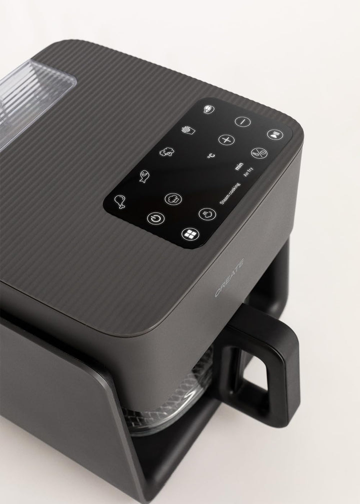 CREATE/AIR FRYER MIST/Ölfreie Heissluftfritteuse 4.2L mit Wasserdampfgarer Schwarz/Fassungsvermögen