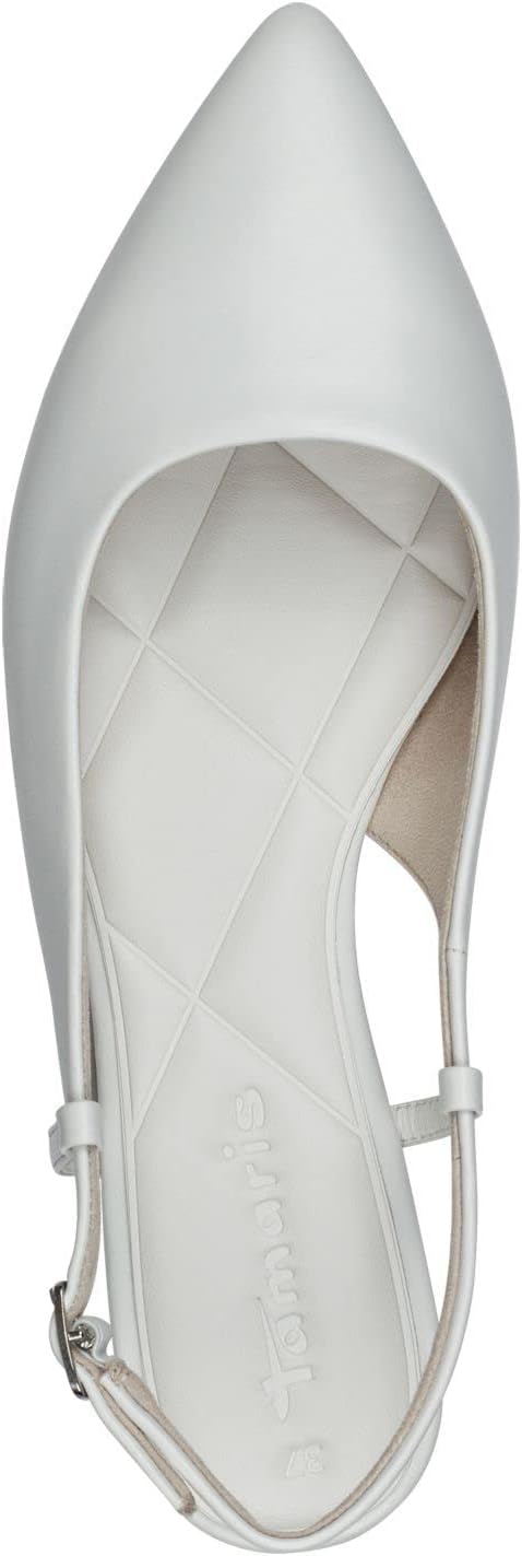 Tamaris Slingpumps 1-1-29402-20 37 EU White Matt, 37 EU White Matt