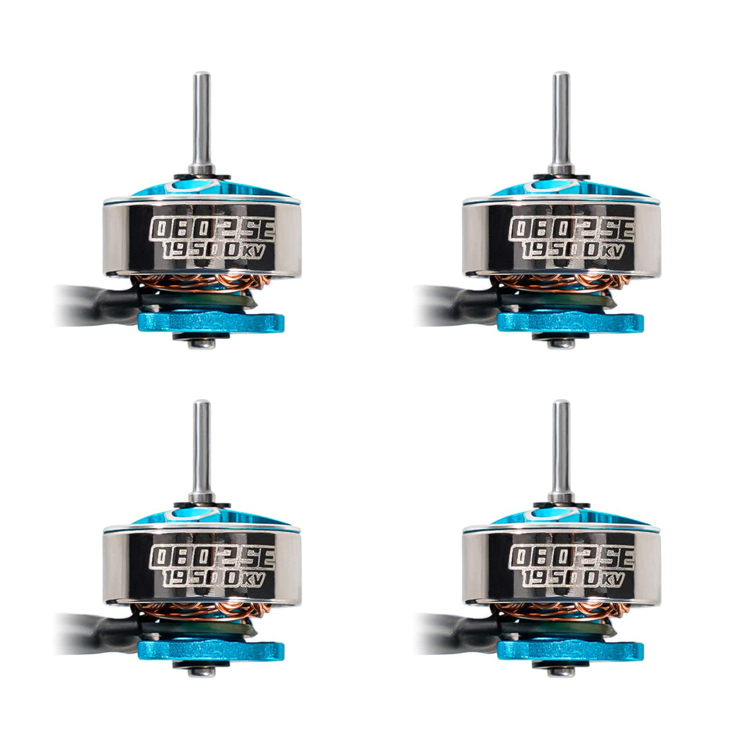 BETAFPV 4pcs 0802SE 19500KV 1S Brushless Motor Ultralight Weight 1S FPV RC Motor Compatible for 65/7