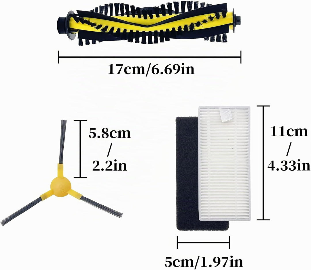 Ersatzteile Zubehör für Tesvor X500 Pro M1 M2 T8 Neatsvor X500/600 Pro Roboter Staubsauger Saugrobot