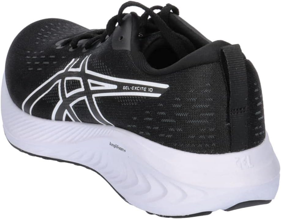 ASICS Gel-Excite 10 Sportschuh Schwarz (48) 41.5 EU Black White, 41.5 EU Black White