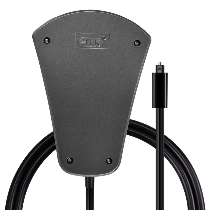 EMK Toslink Optischer Splitter 1x3, 3-Wege Digital Audio Verteiler mit Manuell Schalter, Kompatibel