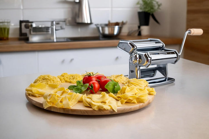 Imperia IPASTA Classica Nudelmaschine 100% Made in Italy. Frischpastamaschine aus Stahl. Manuelle Te