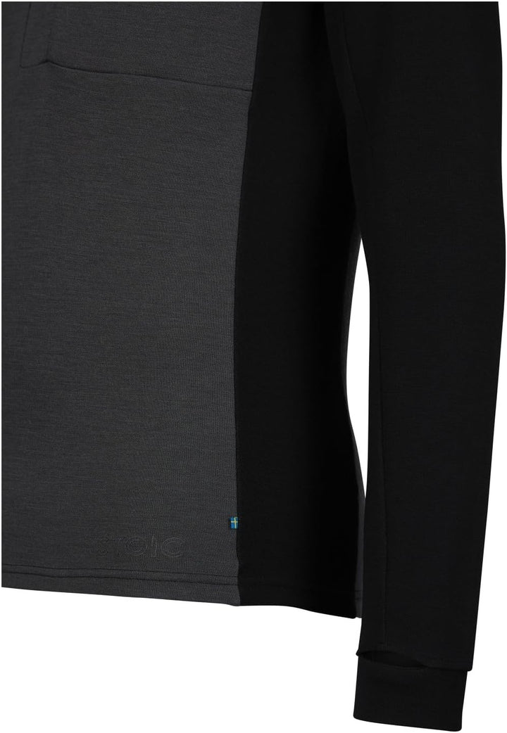 Stoic Herren Merino260 StadjanSt. Zip Pullover Merinopullover Stehkragen mit 1/4 Reissverschluss M S