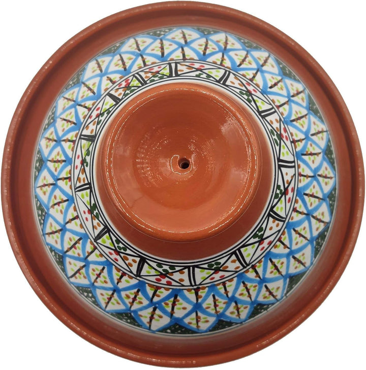 Tajine Terracotta-Topf Ethnischer Teller Marokkanisch Tunesisch XL 32 cm 2910201102