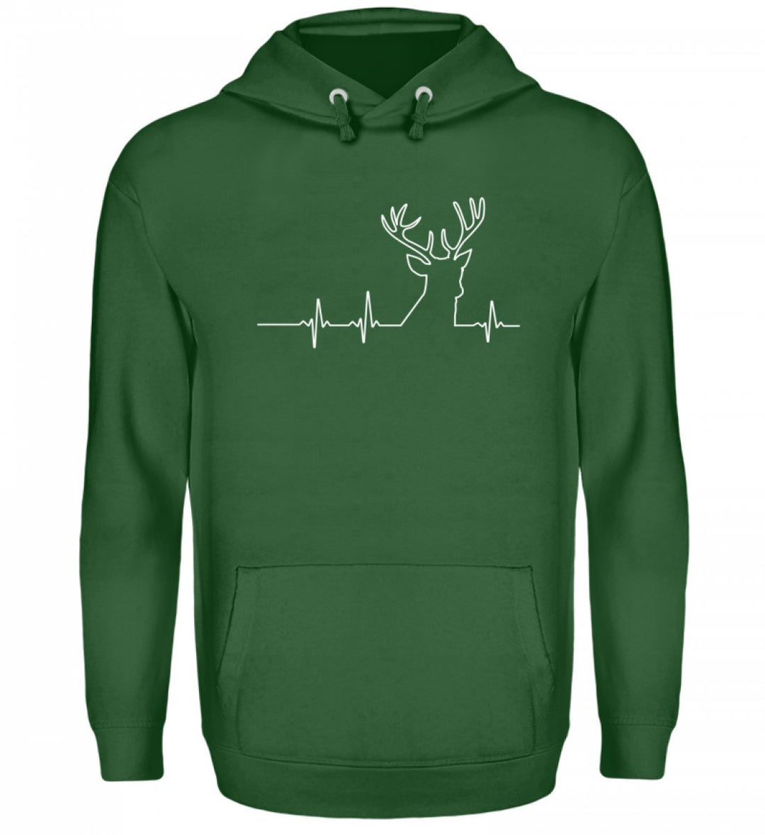 Chorchester Herzschlag der Jägerinnen und Jäger! - Unisex Kapuzenpullover Hoodie, Dunkelgrün