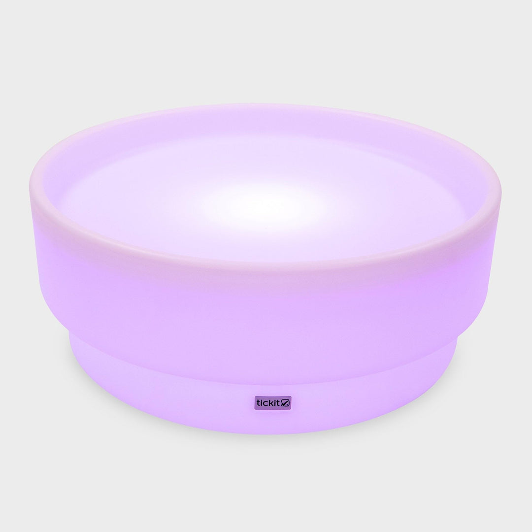 tickit Discovery Glow Low Table - Sensorischer Leuchttisch für Kinder, Farbwechsel-LED, wasserdicht