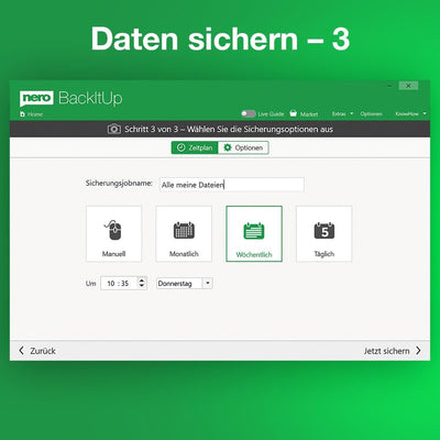 Nero Testsieger Datensicherung Software - Backup erstellen, Auto-Backup, Cloud-Sicherung, Datenrettu