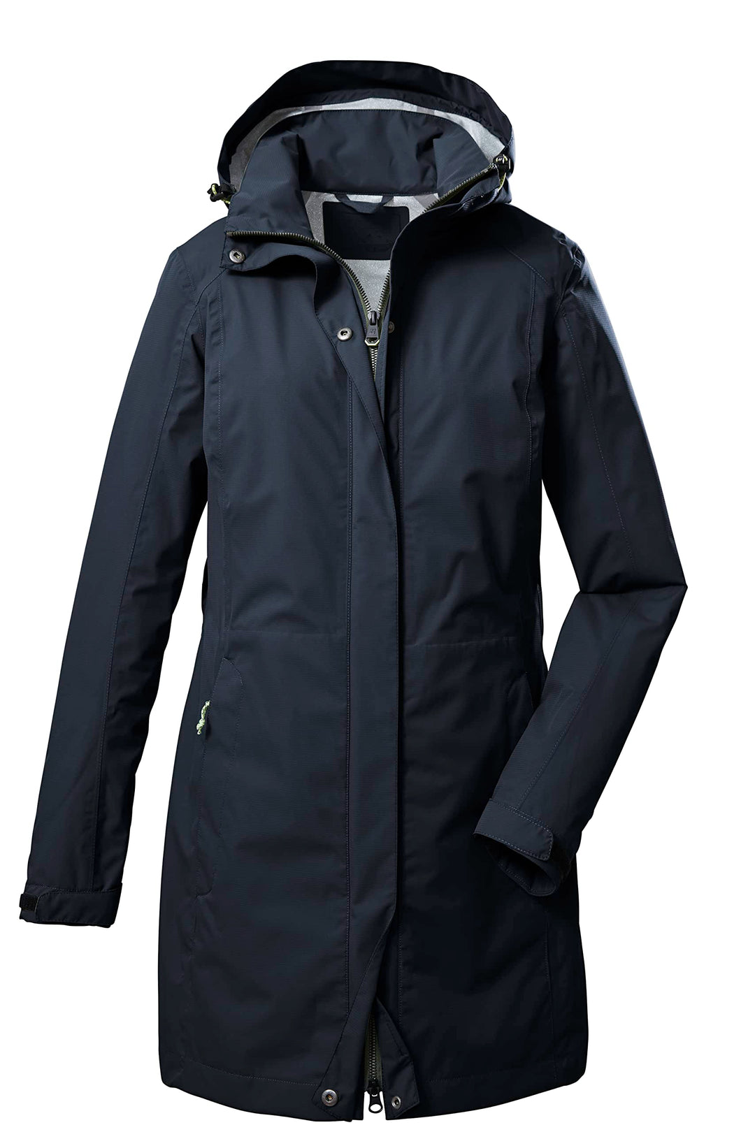 Killtec Damen Kos 93 Wmn Prk 2 1/2 Lagen Funktionsparka/Parka mit abzippbarer Kapuze 38 dunkelnavy,