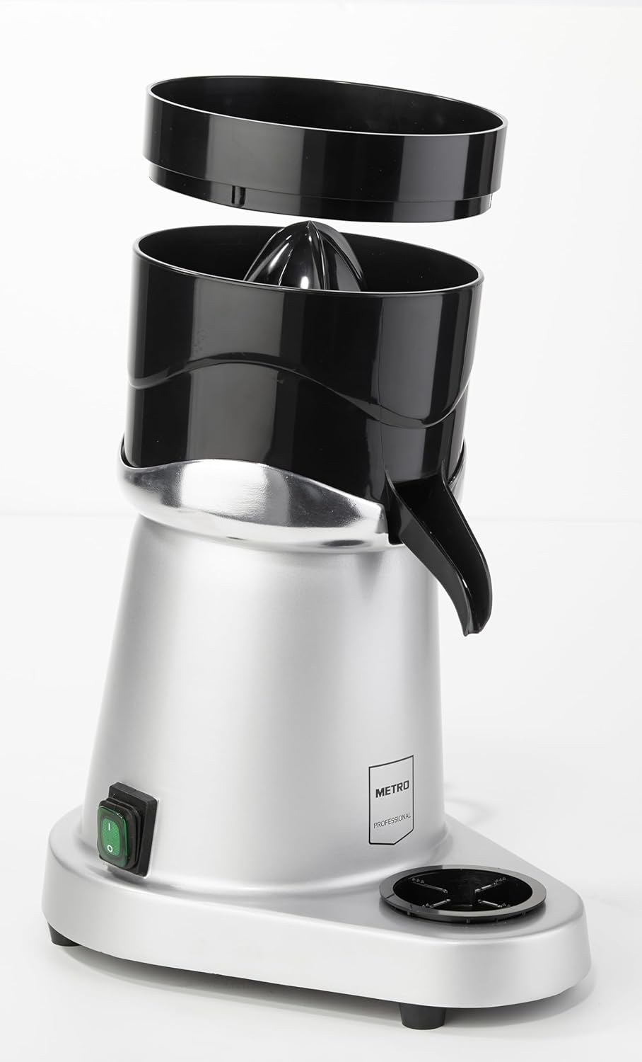 METRO Professional Entsafter GJU1101, mit herausnehmbare Abtropfschale, 37 x 31 x 22 cm, 180 W