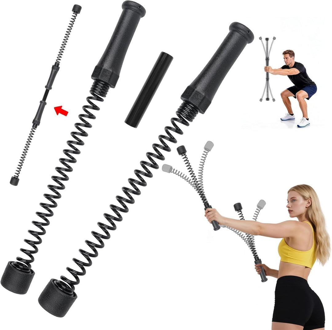 2pcs Battle Ropes Ohne Seil, Tragbar Schwere Battle Ropes, Ganzkörpertrainingsgeräte Robuste Rutschf