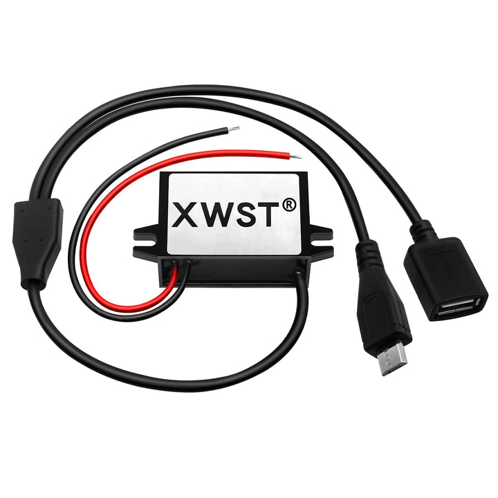 DC DC 12V 24V 36V 48V 60V 72V auf 5V Spannungswandler 3A 15W Female and Micro USB Wandler | Adapter