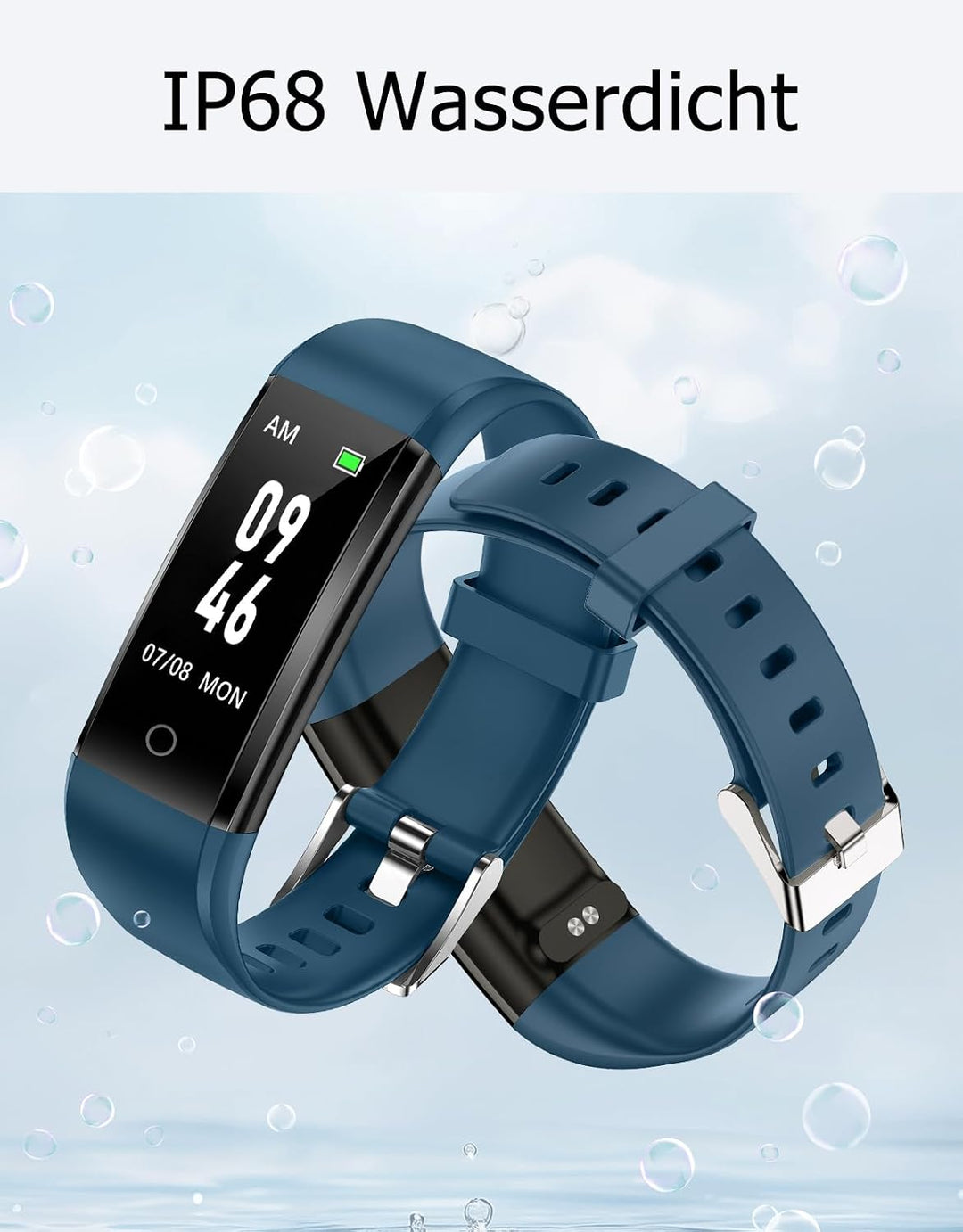 GRV Schrittzähler Uhr Ohne Bluetooth/App/Handy für Damen und Heren,Kinder Fitness Tracker Fitnessuhr