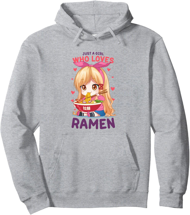 Kawaii Niedliches Anime Mädchen Otaku Japanische Ramen Pullover Hoodie