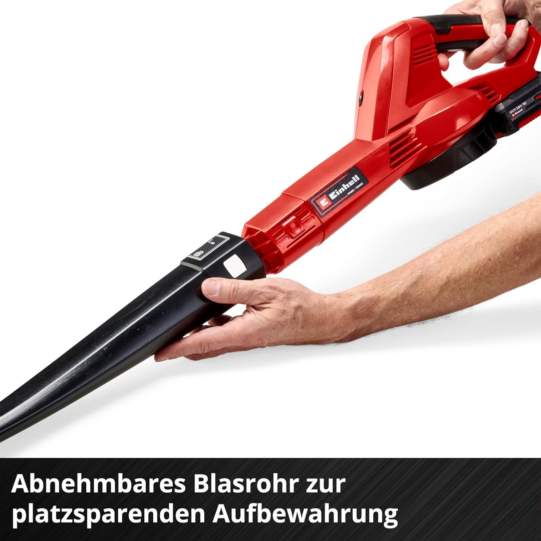 Einhell Akku-Laubbläser GC-CL 18 Li E Kit Power X-Change (18 V, 210 km/h Luftgeschwindigkeit, Drehza
