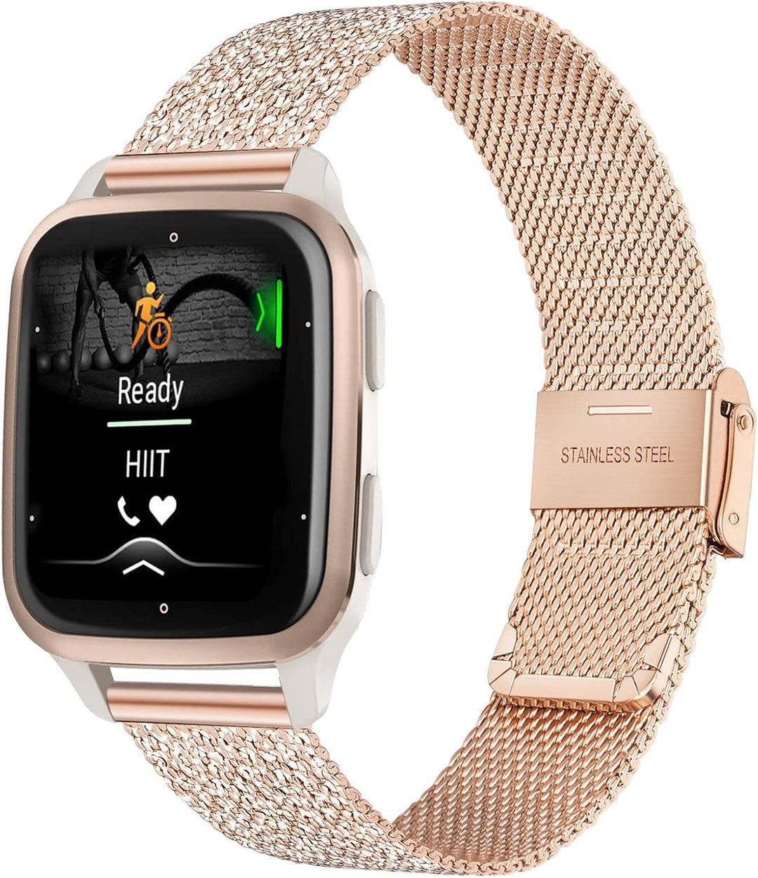 TRUMiRR Ersatz für Garmin Vivoactive 5/Vivomove Trend/Vivomove Sport/Venu Sq 2 Music Armband, Mesh G