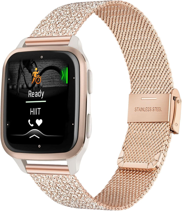 TRUMiRR Ersatz für Garmin Vivoactive 5/Vivomove Trend/Vivomove Sport/Venu Sq 2 Music Armband, Mesh G
