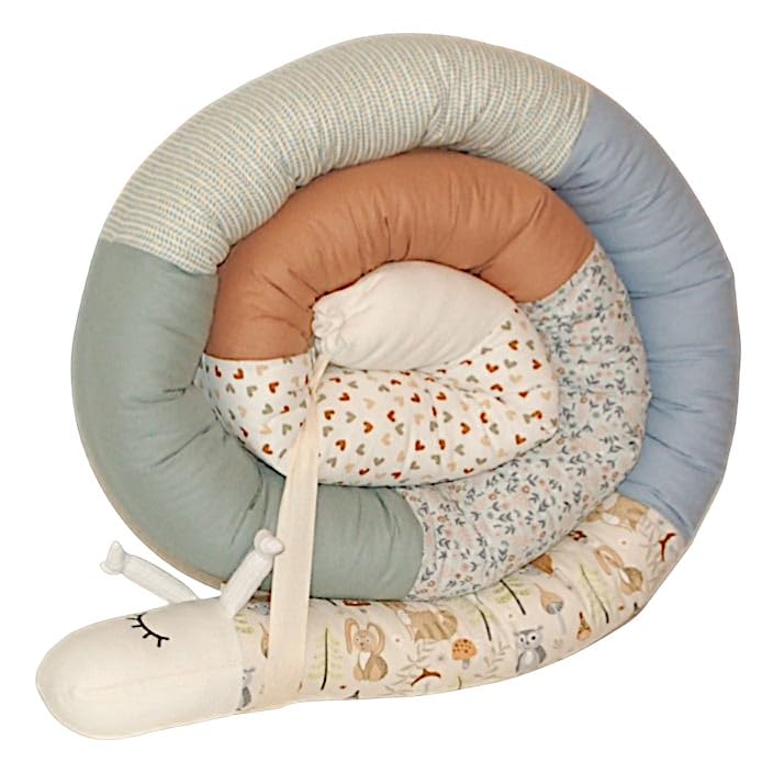 Bettschnecke/Bettschlange XXL (Motiv Regenbogen (1)) Länge 250cm **personalisierbar** Seitenschläfer