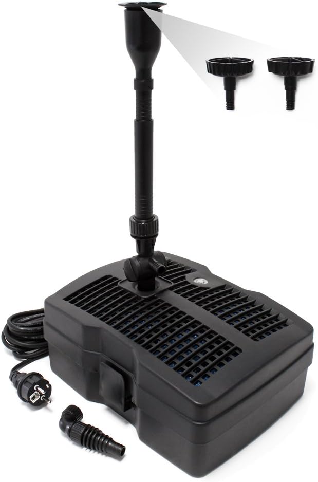 SunSun CUF-2500 3in1 Filter & 2500l Springbrunnen 28W & 9W UV-Klärer