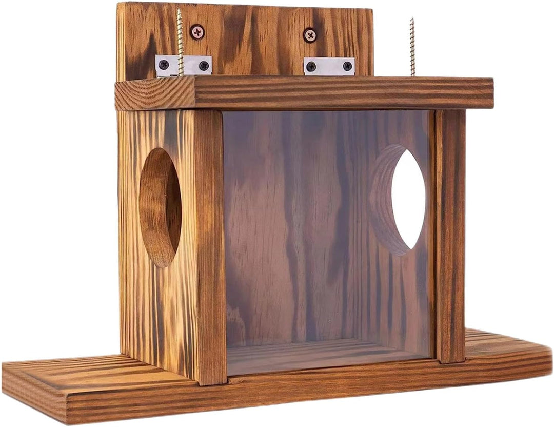Eichhörnchen Feeder Box, Eichhörnchen Futter Futterhaus Streifenhörnchen Futterspender Gartenbox Gar