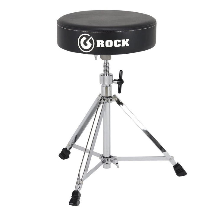 Gibraltar Schlagzeughocker, Drumhocker Rock Hardware Series, RK108 (Durchmesser: 33cm, Vinyl Sitzflä