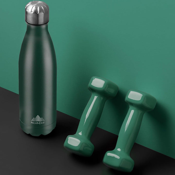 Mont-Clair Trinkflasche Edelstahl - Thermosflasche - BPA-freie - Water Bottle, Edelstahl trinkflasch