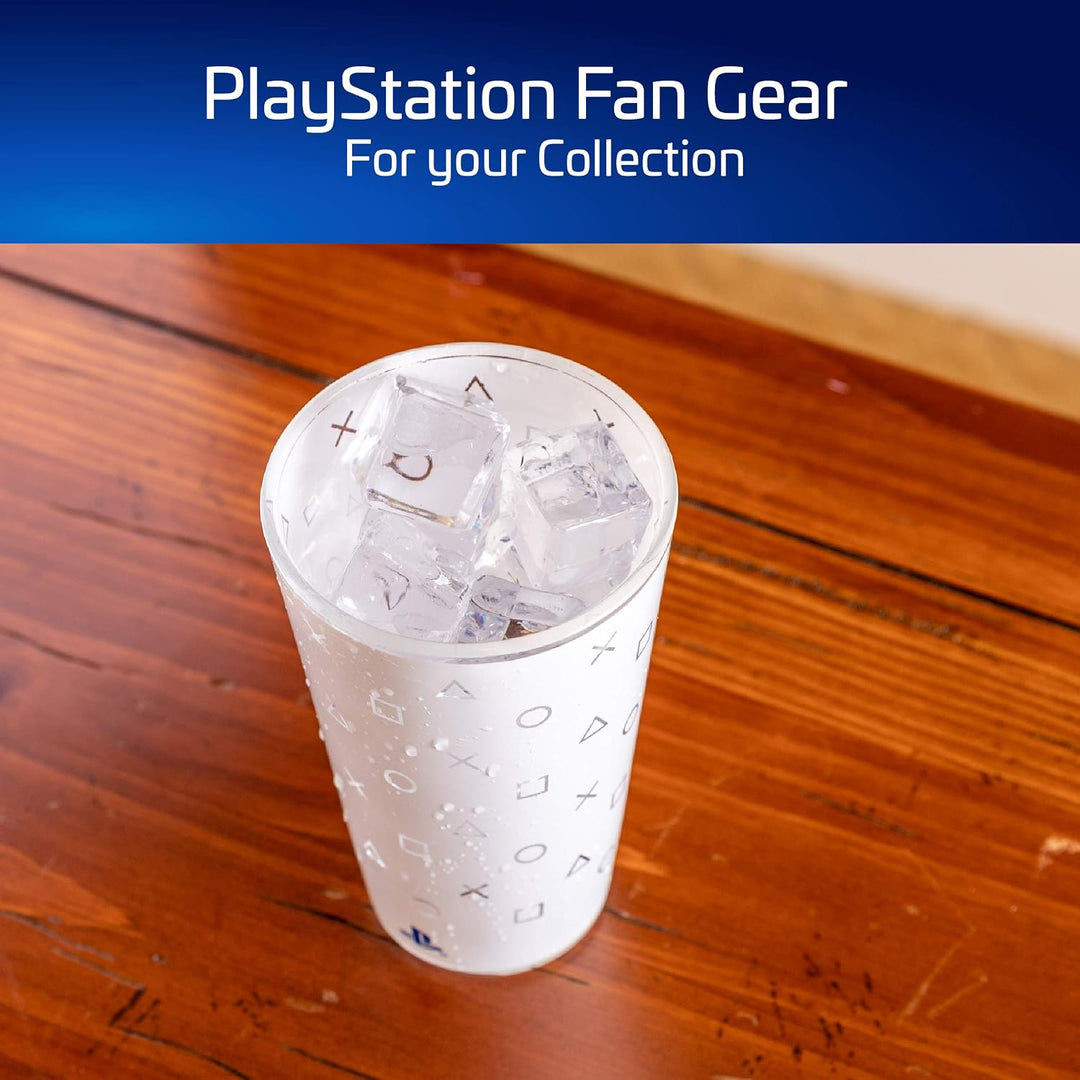 PlayStation Tumbler - Offiziell lizenziert, PS5 Tumbler für kalte Getränke, Weiss umhüllt, Geschenk