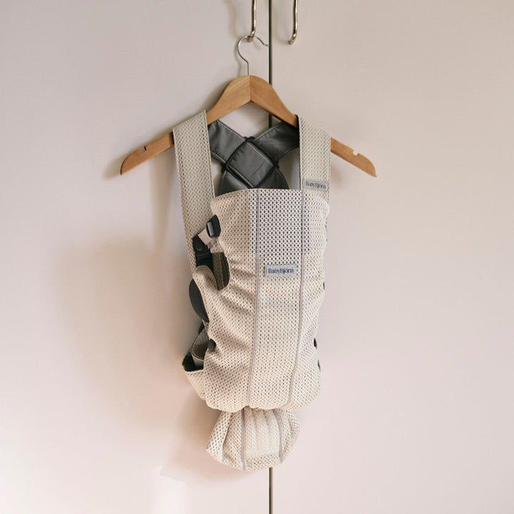 BabyBjörn Babytrage Mini, 3D-Netzstoff, Creme
