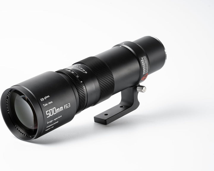 TTArtisan 500 mm F6.3 Teleobjektiv mit Metallgehäuse, kompatibel mit L-Halterung (Vollformat), Schwa