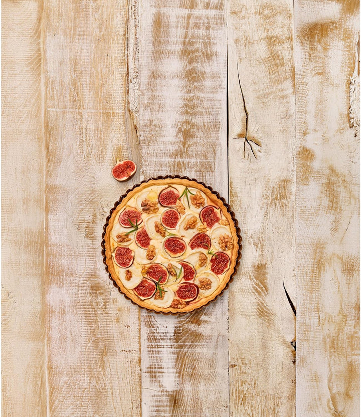 Birkmann, Laib &amp; Seele, perforierte Quiche-, Tarte- und Pizzaform, Ø 30 cm, Backform mit losem Hebeb