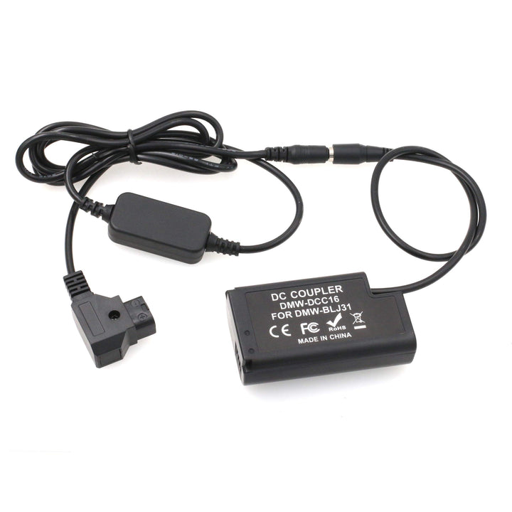 HangTon V-Mount D-Tap an Dummy-Batterie DMW-DCC16 DC-Koppler für Panasonic Lumix DC-S1 S1M S1H S1R S