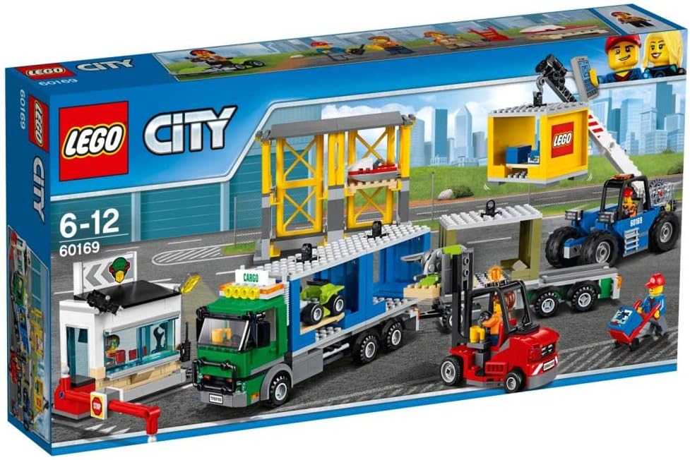 LEGO City 60169 - "Frachtterminal Konstruktionsspiel, bunt Single, Single