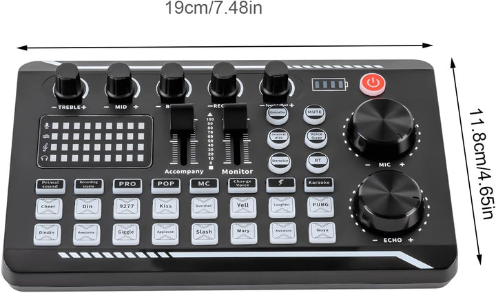 Streaming-Mikrofon, Podcast-Mikrofon-Set, USB-Nieren-Kondensator-Mikrofon, Audio-Mixer-Set mit Sound