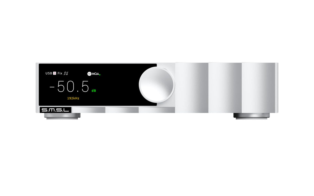 SMSL D200 Audio-Decoder, USB/Optisch/Koaxial/Bluetooth-Eingang, MQA/MQA – CD unterstützt, ROHM BD343