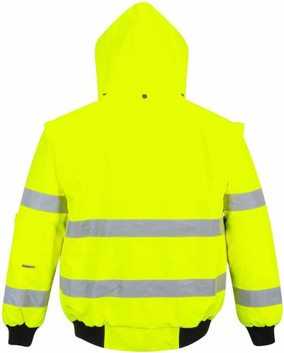 Portwest 3-in-1 Warnschutz-Pilotjacke, Grösse: L, Farbe: Gelb, C467YERL L lemontree, L lemontree