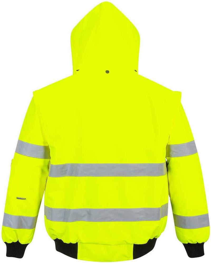 Portwest 3-in-1 Warnschutz-Pilotjacke, Grösse: XXL, Farbe: Gelb, C467YERXXL XXL lemontree, XXL lemon