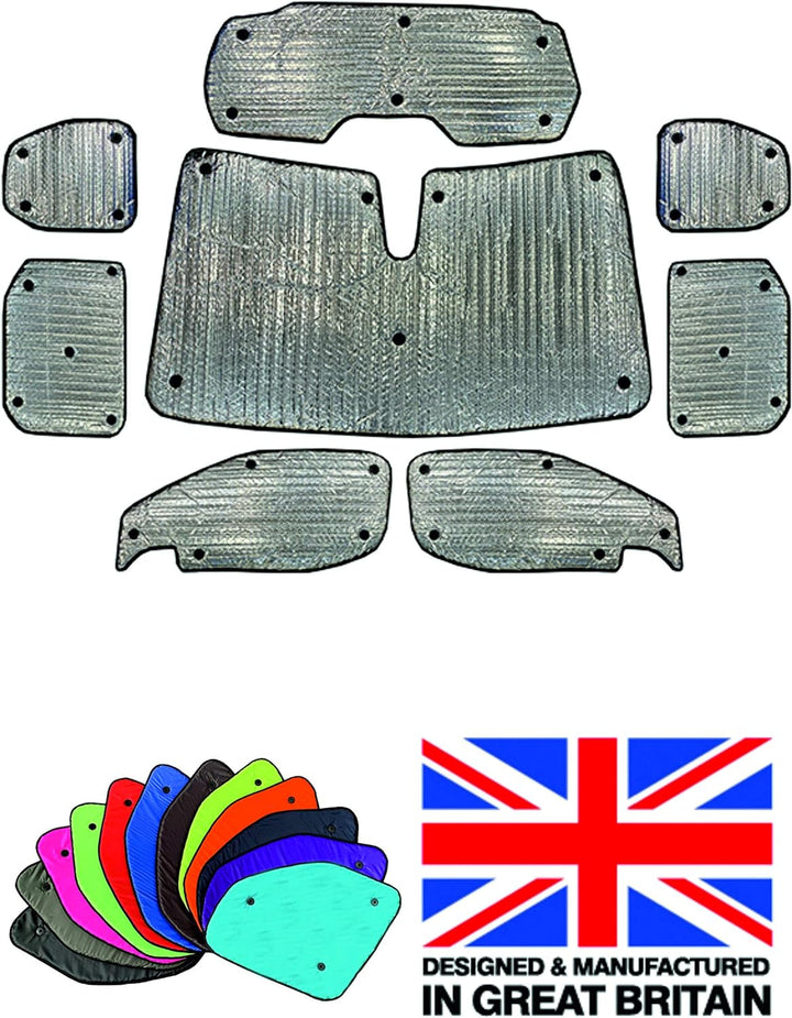 Fensterrollo-Set für Citroen Berlingo (2018-Datum), vollständiges Set, wendbar, Thermisch Full Set F
